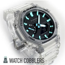 Load image into Gallery viewer, G-shock Ga2100SKE-7A カシオーク カスタムケース  T-ブルー　g172
