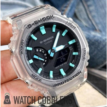 Load image into Gallery viewer, G-shock Ga2100SKE-7A カシオーク カスタムケース  T-ブルー　g172
